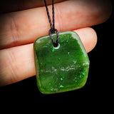 Nephrite Jade / Greenstone Pendant Necklace (AJJC2492)