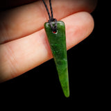 Nephrite Jade / Greenstone Pendant Necklace (AJJC2489)