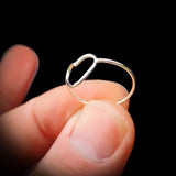 Solid 925 Sterling Silver Wide Heart Ring