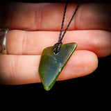 Nephrite Jade / Greenstone Pendant Necklace (AJJC2330)