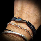Australian Opal One Off Macrame Bracelet (1A3-810)