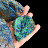 1kg Natural Genuine Azurite Carving Rocks (S14B12)