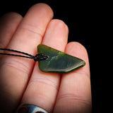 Nephrite Jade / Greenstone Pendant Necklace (AJJC2330)