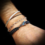 Australian Opal One Off Macrame Bracelet (1A3-810)