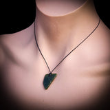 Nephrite Jade / Greenstone Pendant Necklace (AJJC2330)