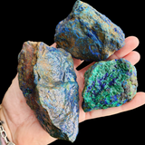 1kg Natural Genuine Azurite Carving Rocks (S14B12)