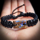 Australian Opal One Off Macrame Bracelet (1A3-811)