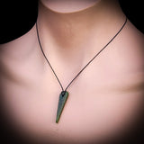 Nephrite Jade / Greenstone Pendant Necklace (AJJC2342)