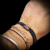 Australian Opal One Off Macrame Bracelet (1A3-811)