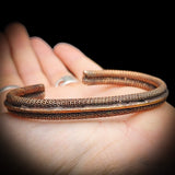 Handmade Rustic Copper Cuff Bracelet