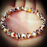 Mosaic Baltic Amber Elastic Bracelet