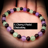 Amber & Gemstone Elastic Bracelets