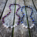 Custom Name Amber Teething Necklace