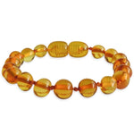 Amber Teething Bracelet / Anklet - Polished Honey