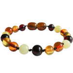Amber Teething Bracelet  / Anklet - Mixed Polished Amber