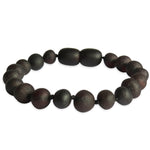 Amber Teething Bracelet / Anklet - Raw Cherry