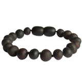 Amber Teething Bracelet / Anklet - Raw Cherry