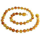 Amber Teething Necklace - Polished Honey Amber