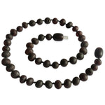 Amber Teething Necklace - Raw Cherry