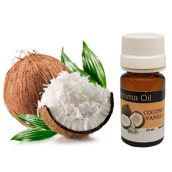 15ml Coconut & Vanilla Fragrance Aroma Oil (1A4)