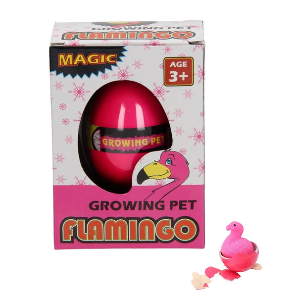 Flamingo Egg Growing Pet