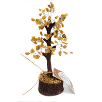 Golden Quartz Chip Crystal Tree