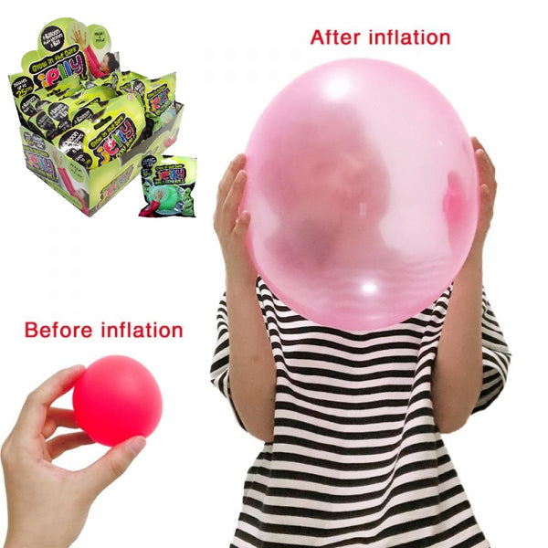 Balloon Ball Inflatable Jelly Balloon Glow in the Dark Expanding Ball