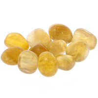 20-30mm Polished Yellow Fluorite Tumbled Stones (25R)