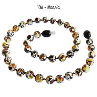 Custom Name Amber Teething Necklace