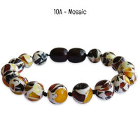 Custom Name Amber Teething Bracelet / Anklet