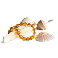Amber Teething Bracelet / Anklet - Polished Honey