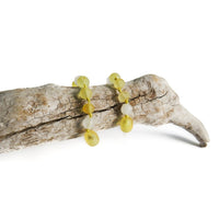 Amber Teething Bracelet / Anklet - Raw Lemon & White Quartz