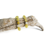 Amber Teething Bracelet / Anklet - Raw Lemon & White Quartz