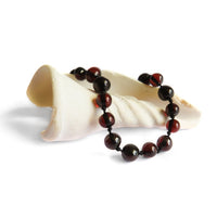 Amber Teething Bracelet / Anklet - Polished Cherry Amber