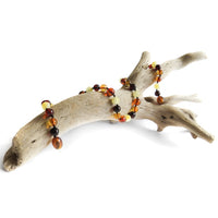 Amber Teething Necklace - Mixed Polished Amber