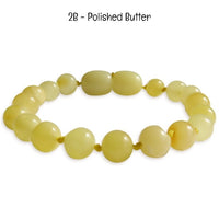 Custom Name Amber Teething Bracelet / Anklet