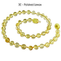 Custom Name Amber Teething Necklace