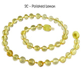 Custom Name Amber Teething Necklace