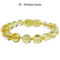 Custom Name Amber Teething Bracelet / Anklet
