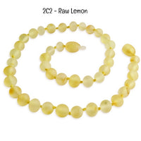 Custom Name Amber Teething Necklace