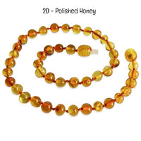 Custom Name Amber Teething Necklace
