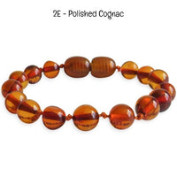 Custom Name Amber Teething Bracelet / Anklet
