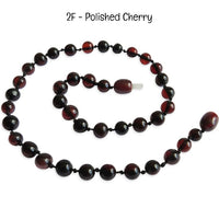 Custom Name Amber Teething Necklace