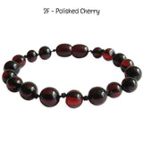 Custom Name Amber Teething Bracelet / Anklet