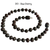 Custom Name Amber Teething Necklace