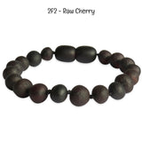 Custom Name Amber Teething Bracelet / Anklet