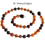 Custom Name Amber Teething Necklace