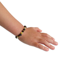 Amber Teething Bracelet / Anklet - Raw Cherry, Lemon, Tiger Eye