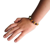 Amber Teething Bracelet / Anklet - Raw Mixed Amber - Cherry, Butter, Honey