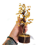 Golden Quartz Chip Crystal Tree